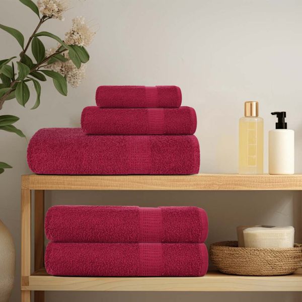 Кърпи FROGN 10 бр. Бордо 100x200 см 360 г/м²