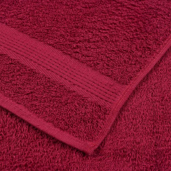 Кърпи FROGN 10 бр. Бордо 100x200 см 360 г/м²