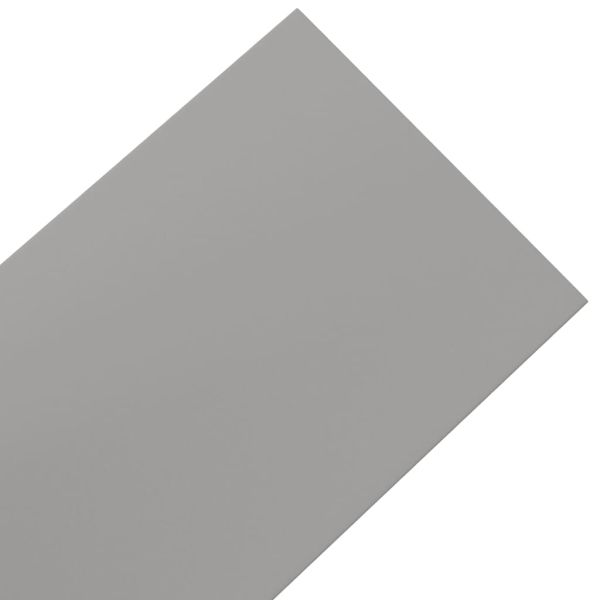 Градински кант, сив, 10 м, 20 см, полиетилен