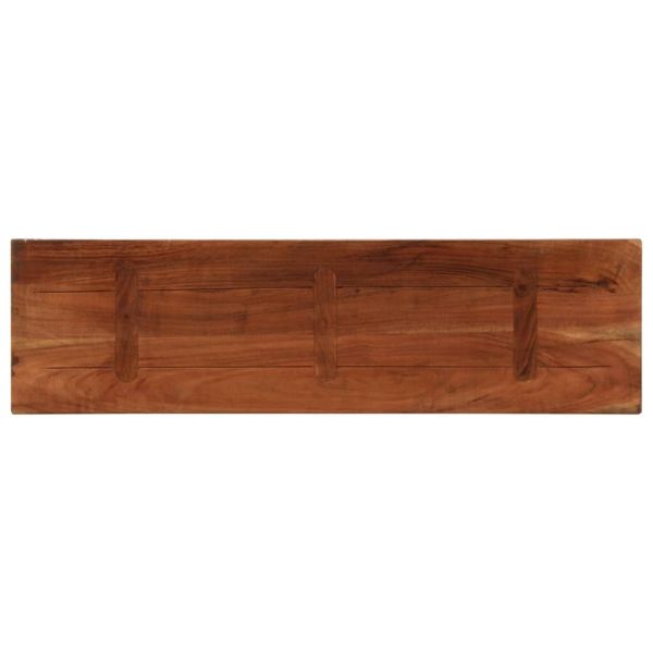 Плот за маса 100x40x2,5 см правоъгълен регенерирано дърво масив