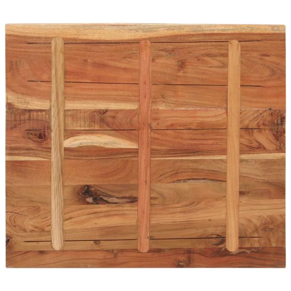 Плот за маса, 90x80x2,5 см, правоъгълен, акация масив