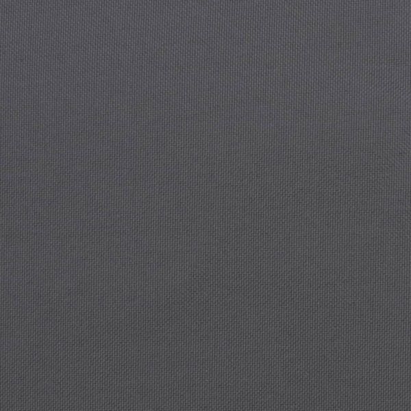 Кръгла възглавница антрацит Ø 60 x11 см Оксфорд плат