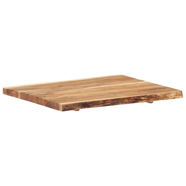 Плот за маса, акациево дърво масив, 80x(50-60)x3,8 cм