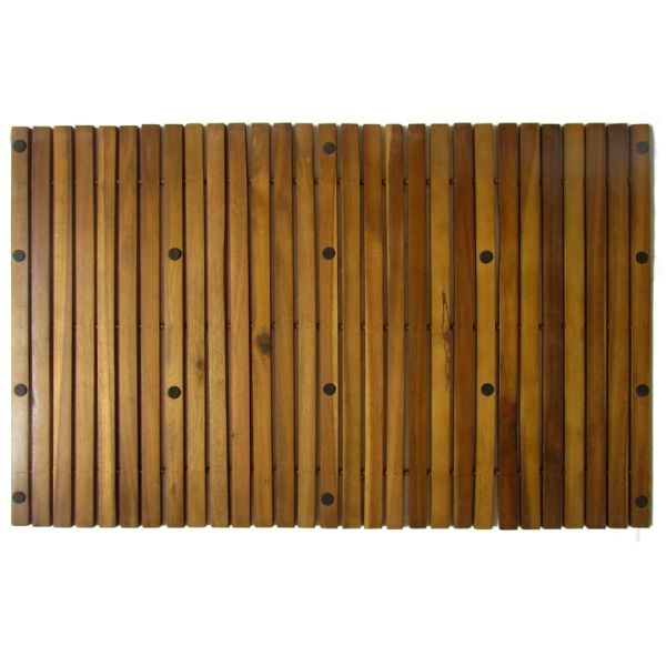 Постелка за баня, акациево дърво, 80 x 50 см