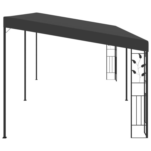 Шатра за стенен монтаж, 6x3x2,5 м, антрацит