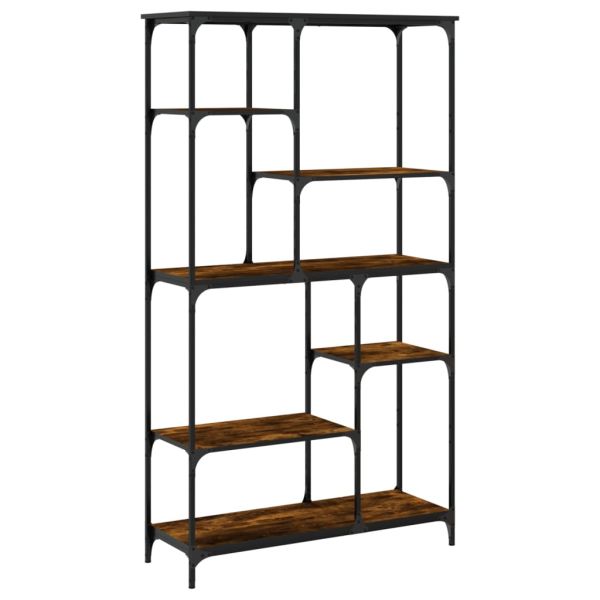 Рафт за книги 10 нива 99 x 35,5 x 176 cm Опушен дъб