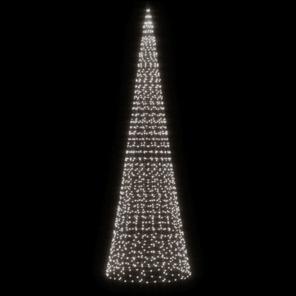 LED коледна елха 1534 LED студено бяло 500 см
