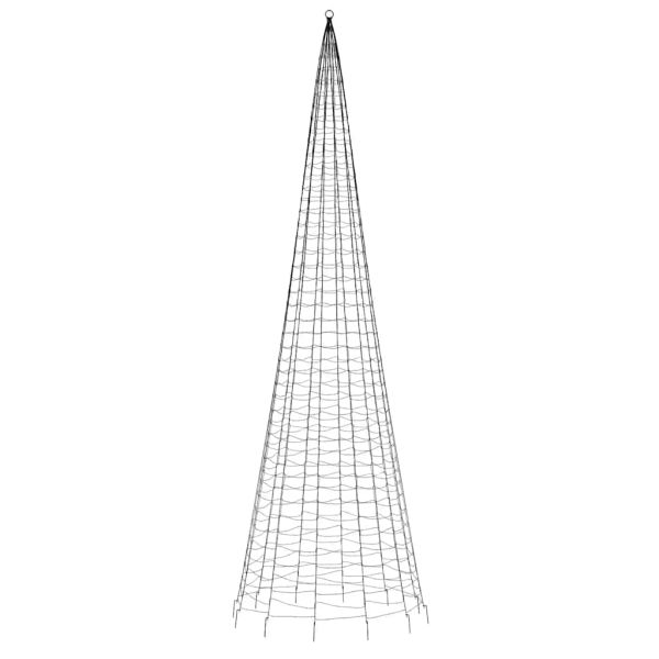 LED коледна елха 1534 LED студено бяло 500 см