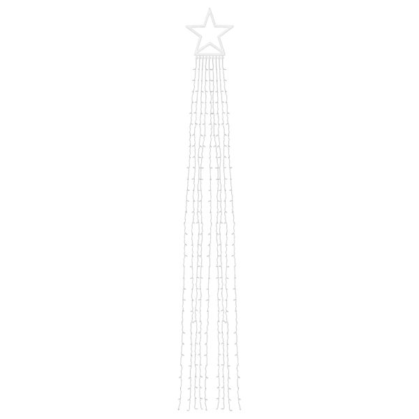 Коледни лампички за елха 320 LED сини 375 см