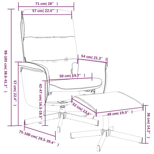 Масажен наклоняем стол с табуретка, черен, текстил