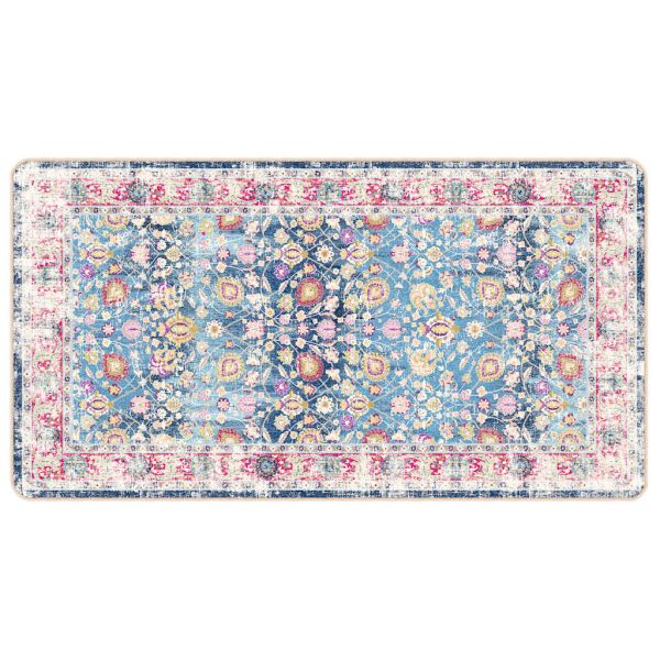 Перящ се килим многоцветен 80x150 см