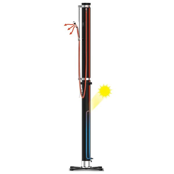 Bestway Solar Flow Външен душ черен 20 л