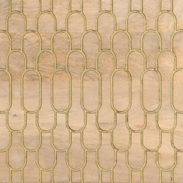 Нощни шкафчета, 2 бр, 40x33x46 см, манго масив