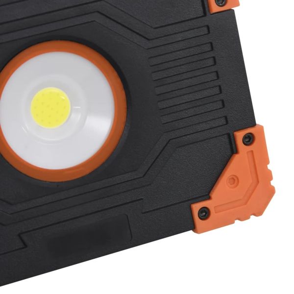 Преносим LED прожектор ABS 10 W студено бяло