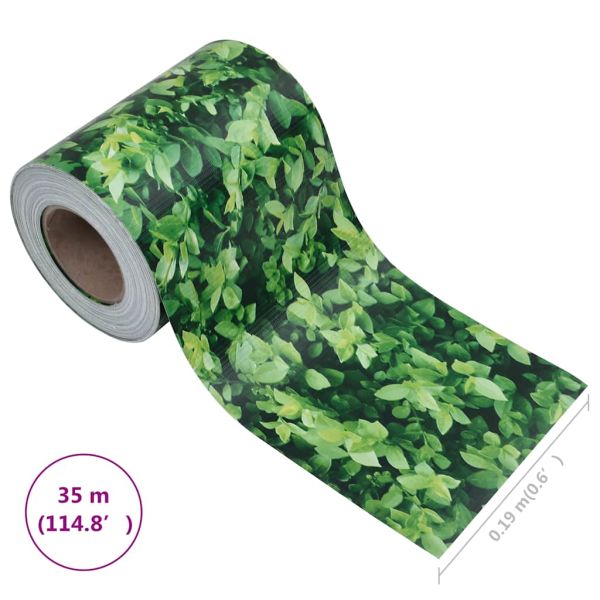PVC лента за поверителност 35x0,19 м зелена