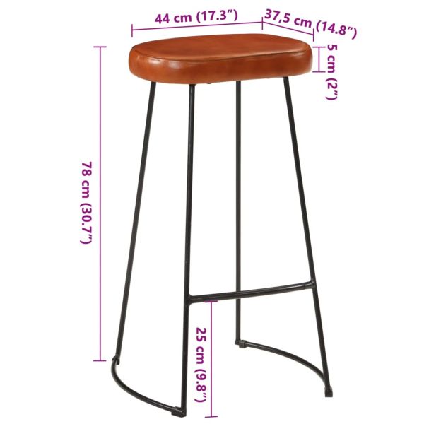 Gavin бар табуретки 2 бр 44x37,5x78 см