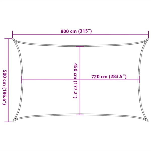 Платно-сенник, 160 г/м², червено, 5x8 м, HDPE