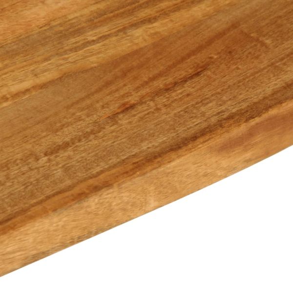 Плот за маса, жив ръб, 120x40x3,8 см, масивно дърво манго