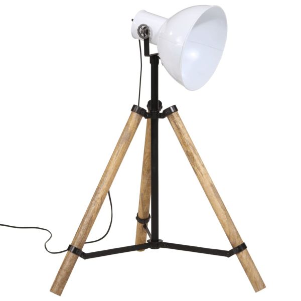Подова лампа, 25 W, бяла, 75x75x90-150 см, E27