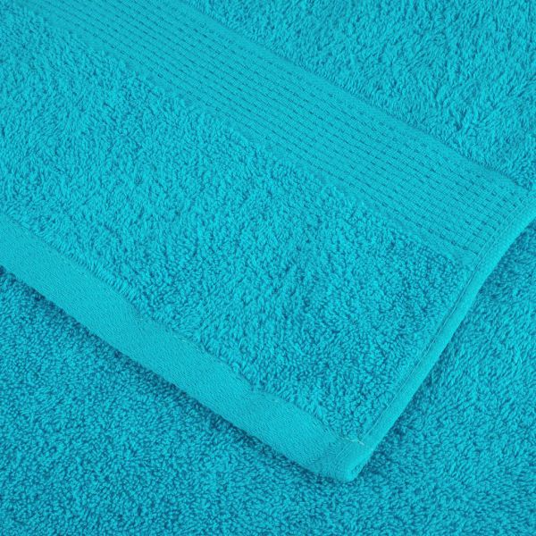 Премиум кърпи за баня SOLUND 10 бр тюркоаз 70x140 см 600 gsm