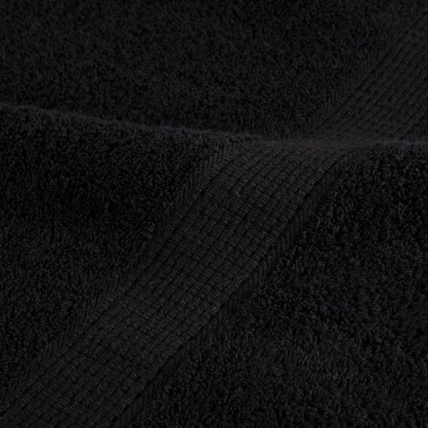 Премиум кърпи SOLUND 2 бр черни 100x200 см 600 gsm
