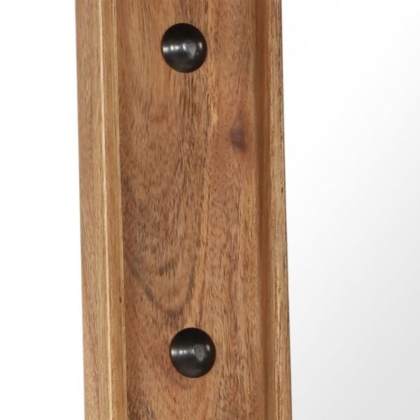 Огледало, акациево дърво масив, 50x80 см