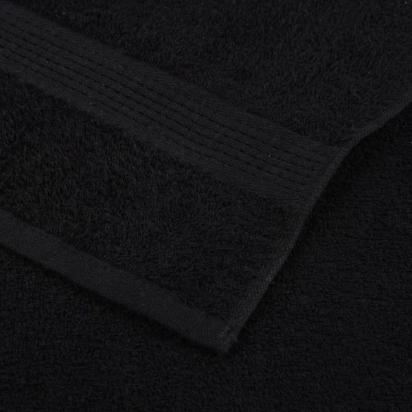 Кърпи FROGN 2 бр. Черни 100x200 см 360 г/м²