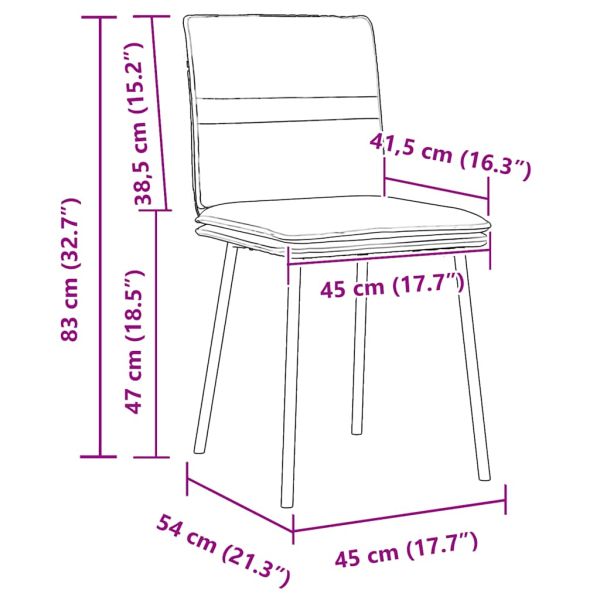 Трапезни столове, 4 бр, тъмносиви, кадифе