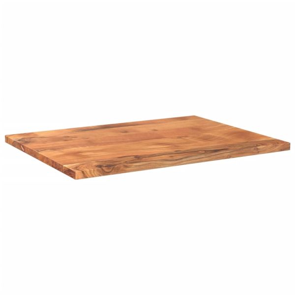 Плот за маса, 80x70x2,5 см, правоъгълен, акация масив