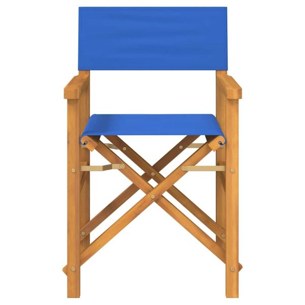 Сгъваем директорски стол Blue Solid Wood Teak