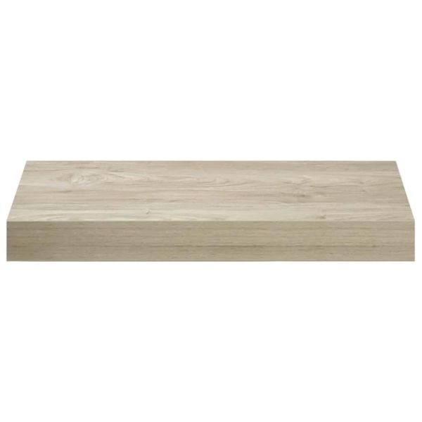 Окачен стенен рафт, дъб, 40x23,5x3,8 см, МДФ