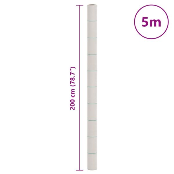 Мембрана за плевели, бяла, 2x5 м, полипропилен
