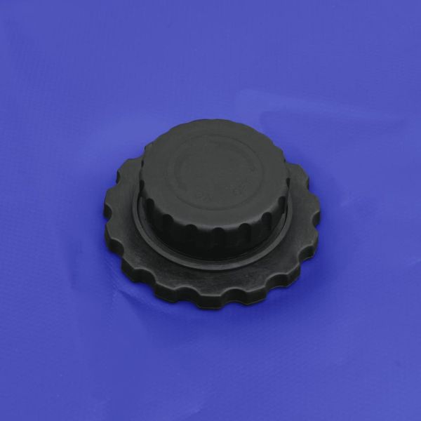 Резервоар за вода с кран, сгъваем, 1500 л, PVC
