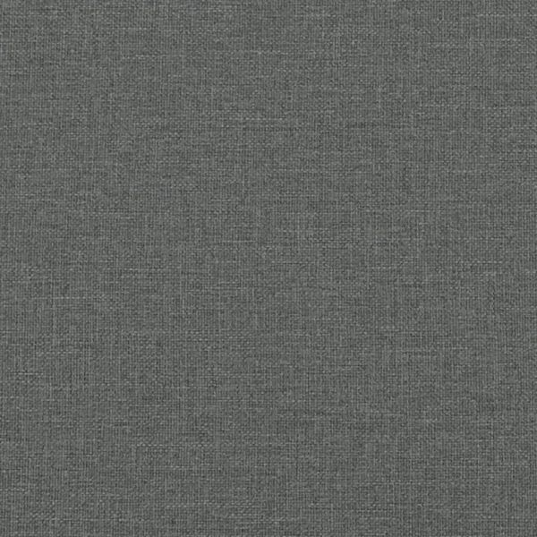 Боксспринг легло с матрак, тъмносив, 90x190 см, плат