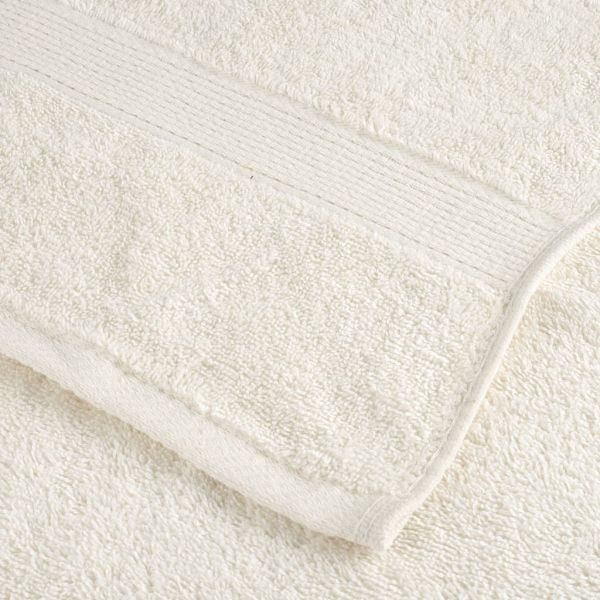 Премиум кърпи SOLUND 4 бр кремави 100x200 см 600 gsm