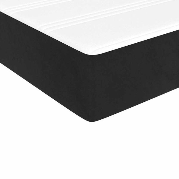 Матрак с покет пружини 80 x 210 x 20 см Черно