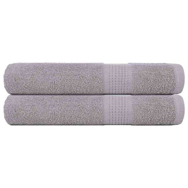 Кърпи FROGN 2 бр. Сиви 100x200 см 360 г/м²