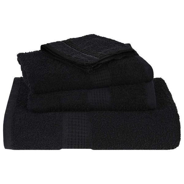 Кърпи FROGN 10 бр. Черни 100x200 см 360 г/м²