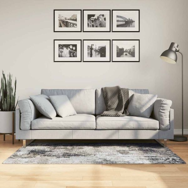 Перящ се килим многоцветен 80x150 см