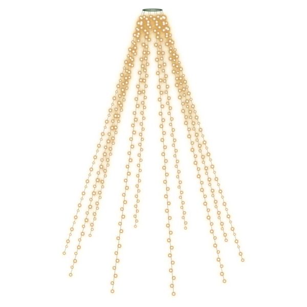 Коледни лампички мрежа с 400 LED 400 см