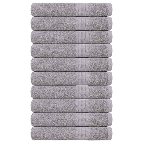 Кърпи FROGN 10 бр. Сиви 100x200 см 360 г/м²