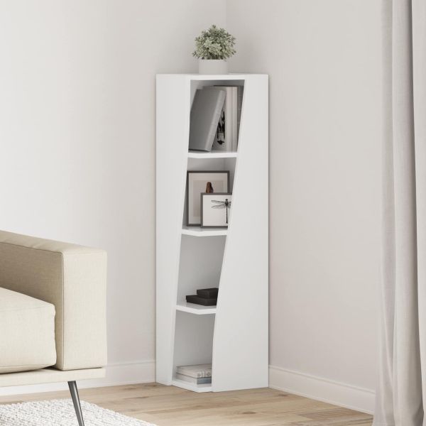 Ъглов шкаф 27,5x27x102см Инженерна дървесина