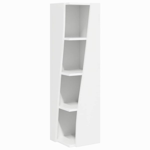 Ъглов шкаф 27,5x27x102см Инженерна дървесина
