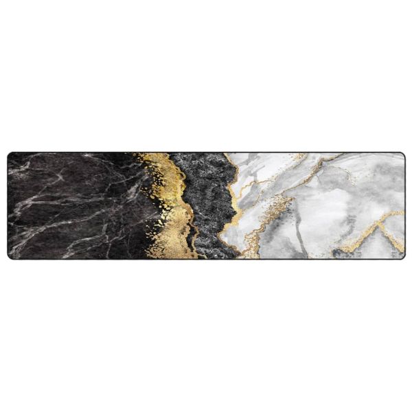 Перящ се килим многоцветен 80x300 см