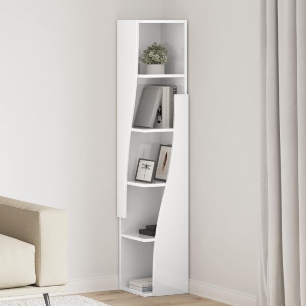Ъглов шкаф 27,5x27x140см Инженерна дървесина