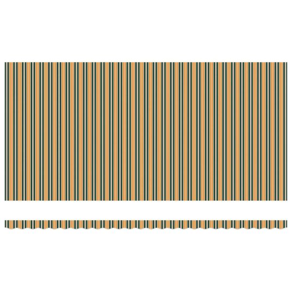 Прибираща се тента Зелен и жълт 600 × 300 cm Полиестер