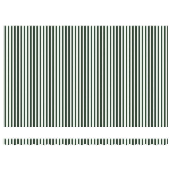 Рамка за сенник Зелен и бял 500 × 300 cm