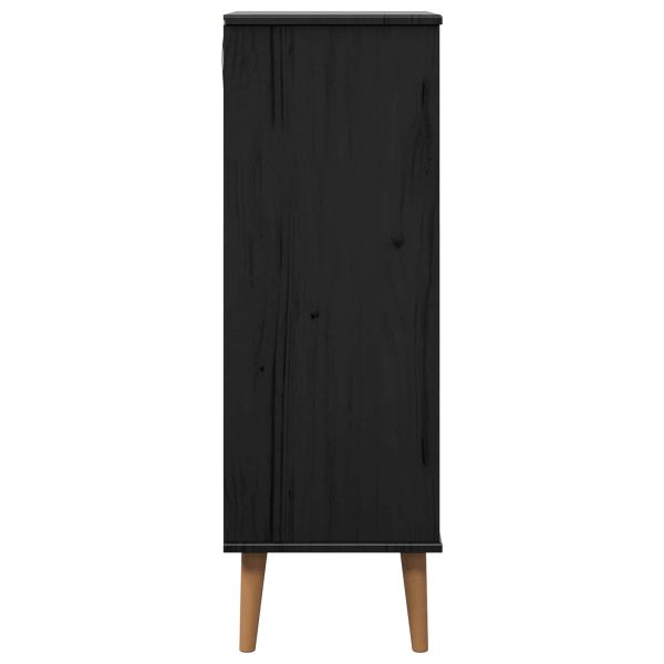 Шкаф за обувки MOLDE 59,5 x 35 x 103 см Черно