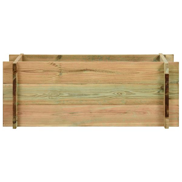 Вдигнато легло за зеленчуци Зелено 120 x 80 x 32 см