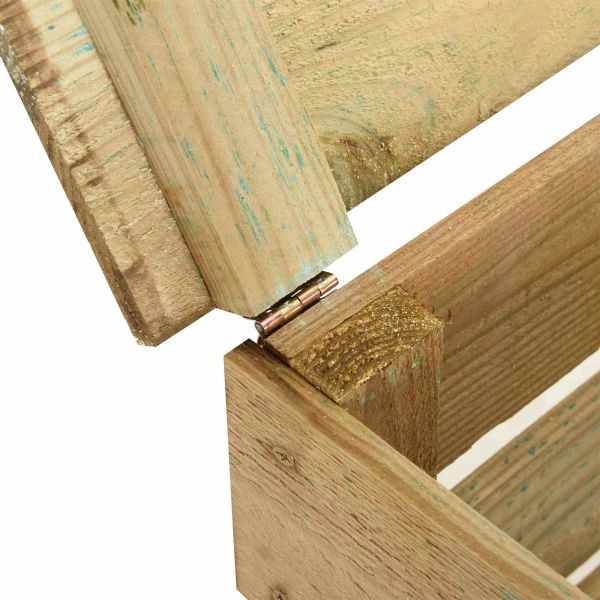 Слетен градински компостер Зелено 110 x 58 x 113 см